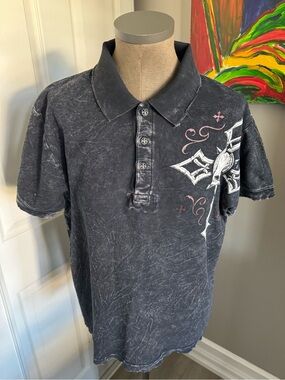Affliction Live Fast Polo